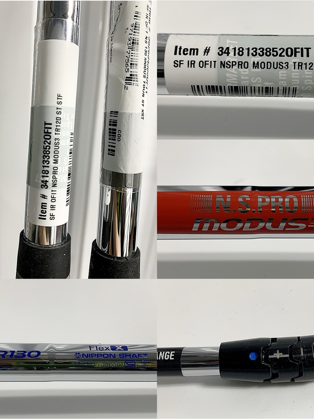 LOT Of Five (5) Golf Shafts MODUS, MODUS, KBS, KBS Tour, Project X ALL NEW View 4